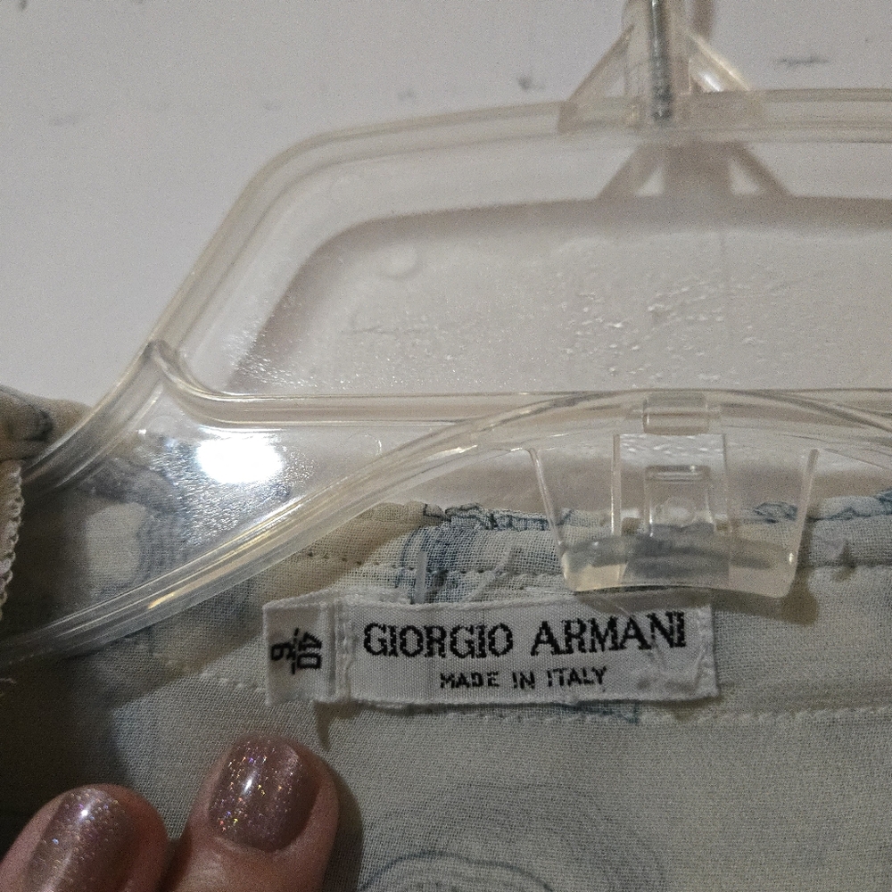Vintage Giorgio Armani Sheer Blouse, SIZE 6 - Picture 7 of 16
